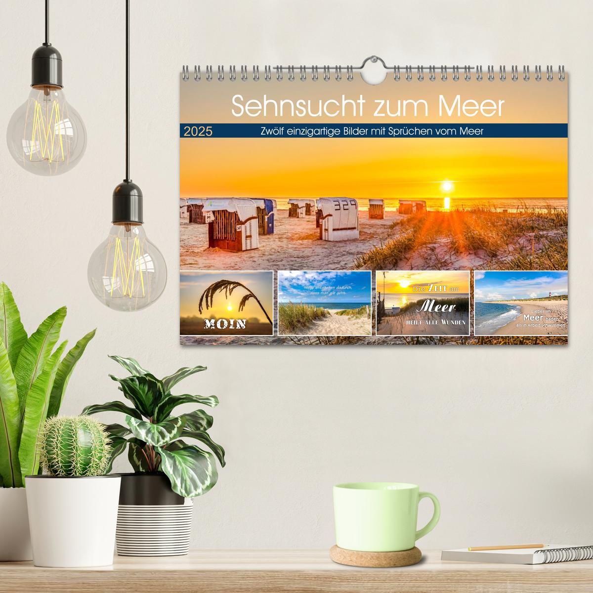 Bild: 9783435053711 | Sehnsucht zum Meer (Wandkalender 2025 DIN A4 quer), CALVENDO...