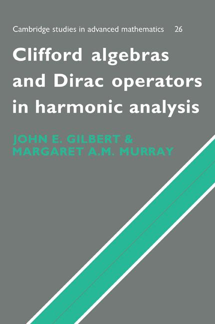 Cover: 9780521071987 | Clifford Algebras and Dirac Operators in Harmonic Analysis | Buch