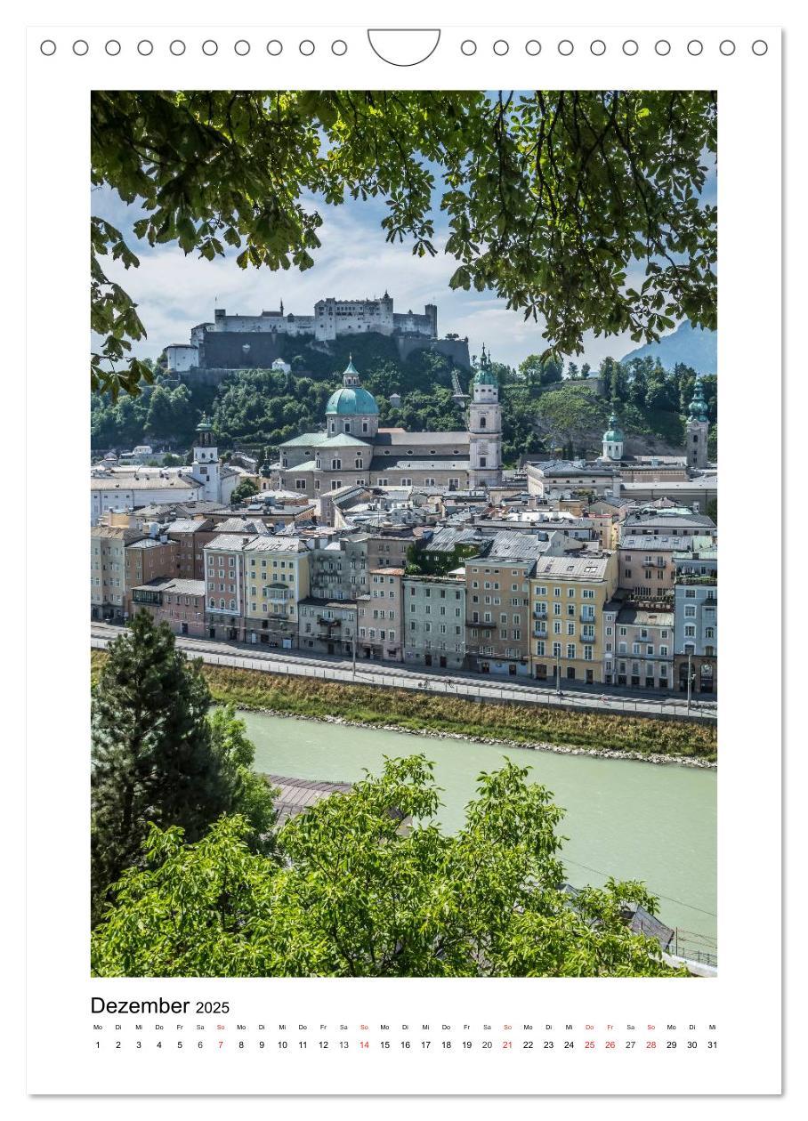 Bild: 9783457037294 | Wunderschönes SALZBURG (Wandkalender 2025 DIN A4 hoch), CALVENDO...