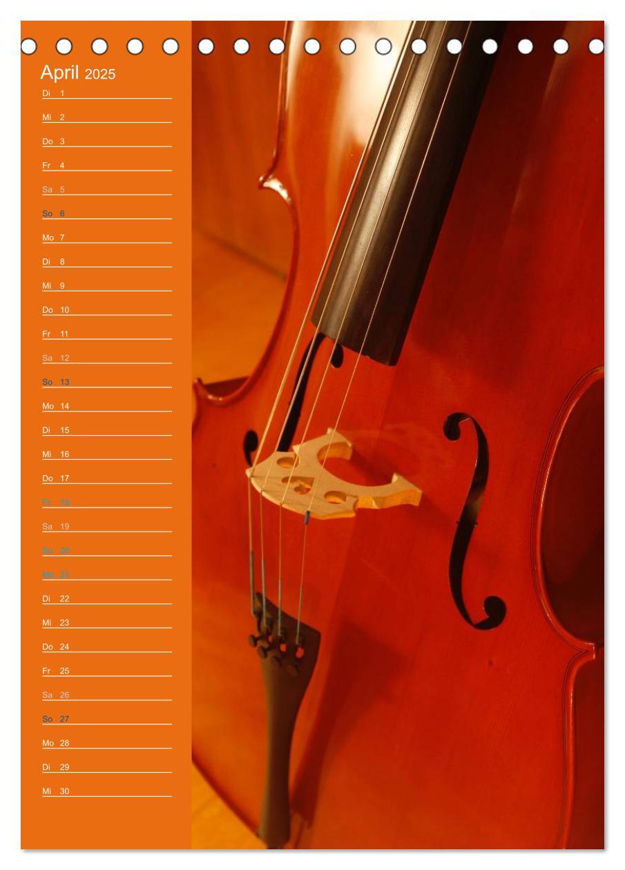 Bild: 9783457009536 | Geliebtes Cello (Tischkalender 2025 DIN A5 hoch), CALVENDO...