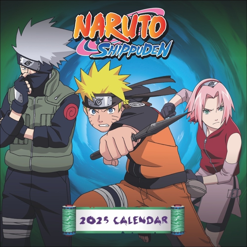 Cover: 9783840196812 | Naruto Broschurkalender 2025 | Kalender | 28 S. | Englisch | 2025