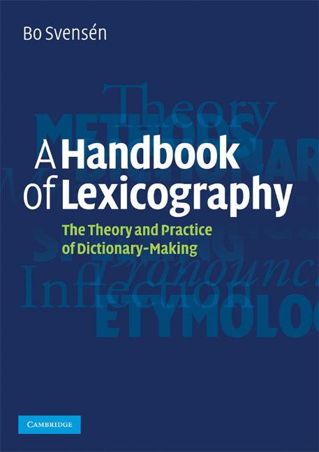 Cover: 9780521708241 | A Handbook of Lexicography | Bo Svensén | Taschenbuch | Englisch