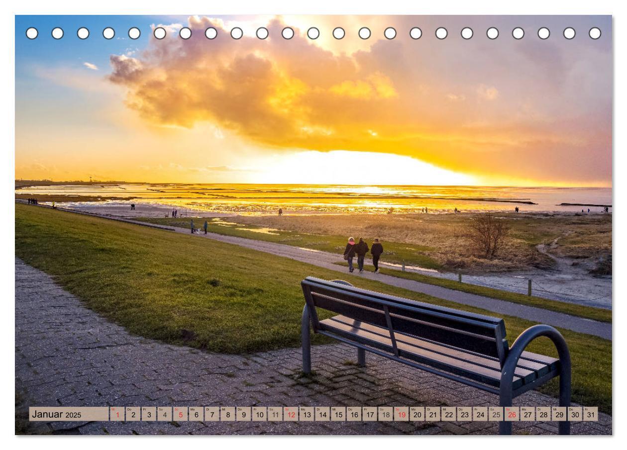 Bild: 9783435068272 | NORDDEICH-LIEBE (Tischkalender 2025 DIN A5 quer), CALVENDO...