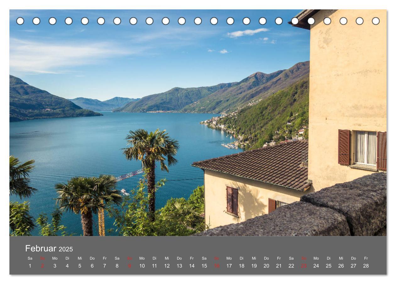 Bild: 9783435232840 | Tessin, zwischen Lago Maggiore und Lugano (Tischkalender 2025 DIN...