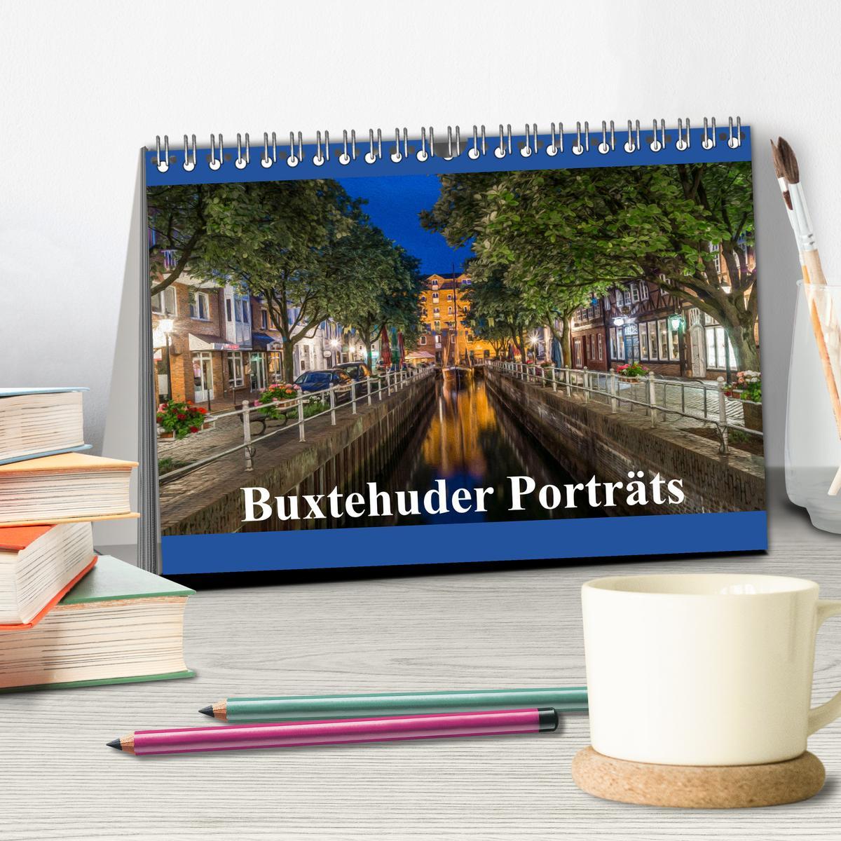 Bild: 9783435303397 | Buxtehuder Porträts (Tischkalender 2025 DIN A5 quer), CALVENDO...