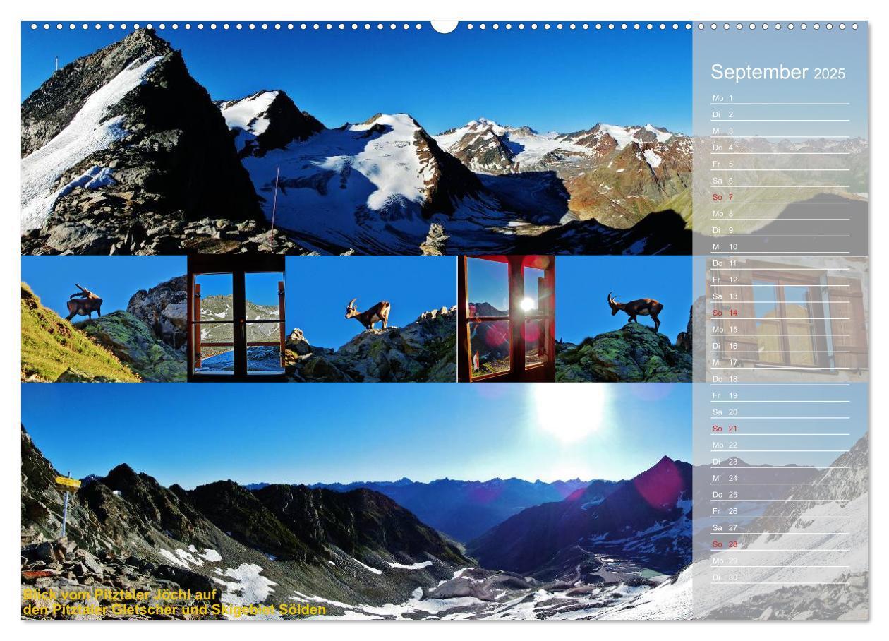 Bild: 9783435793983 | Alpenüberquerung (Wandkalender 2025 DIN A2 quer), CALVENDO...