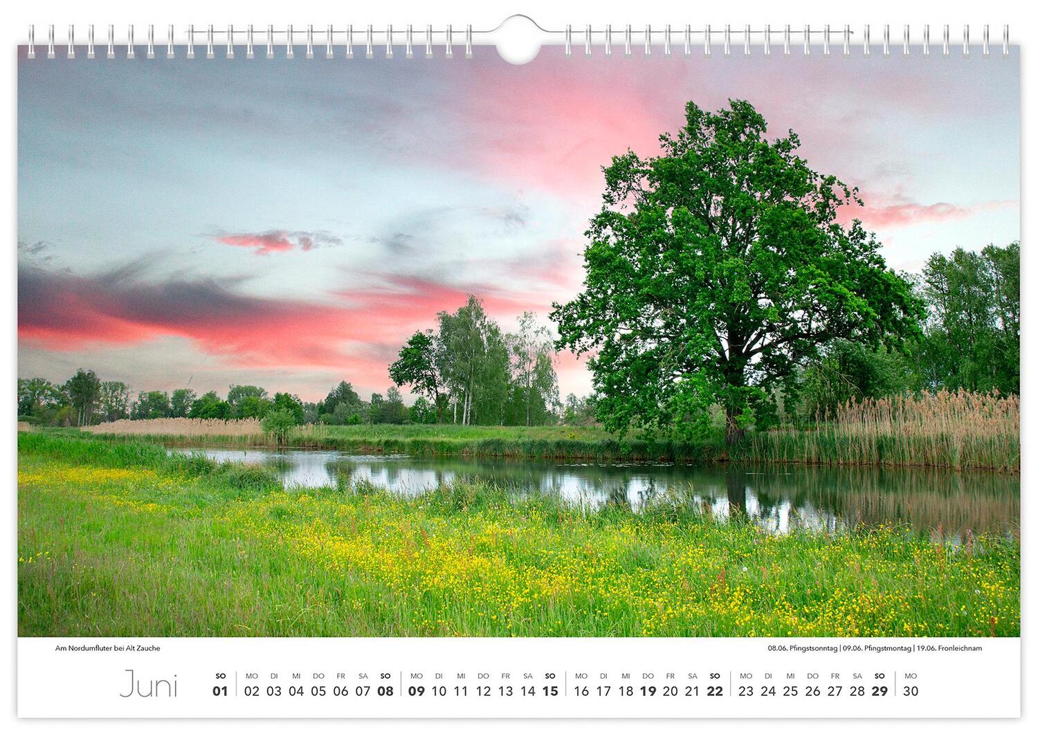 Bild: 9783910680562 | Kalender Spreewald 2025 | Peter Becker 45 x 30 cm weißes Kalendarium