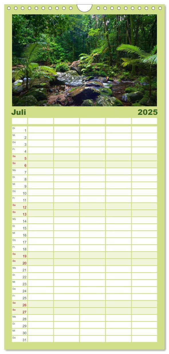 Bild: 9783457121542 | Familienplaner 2025 - Australien mit 5 Spalten (Wandkalender, 21 x...