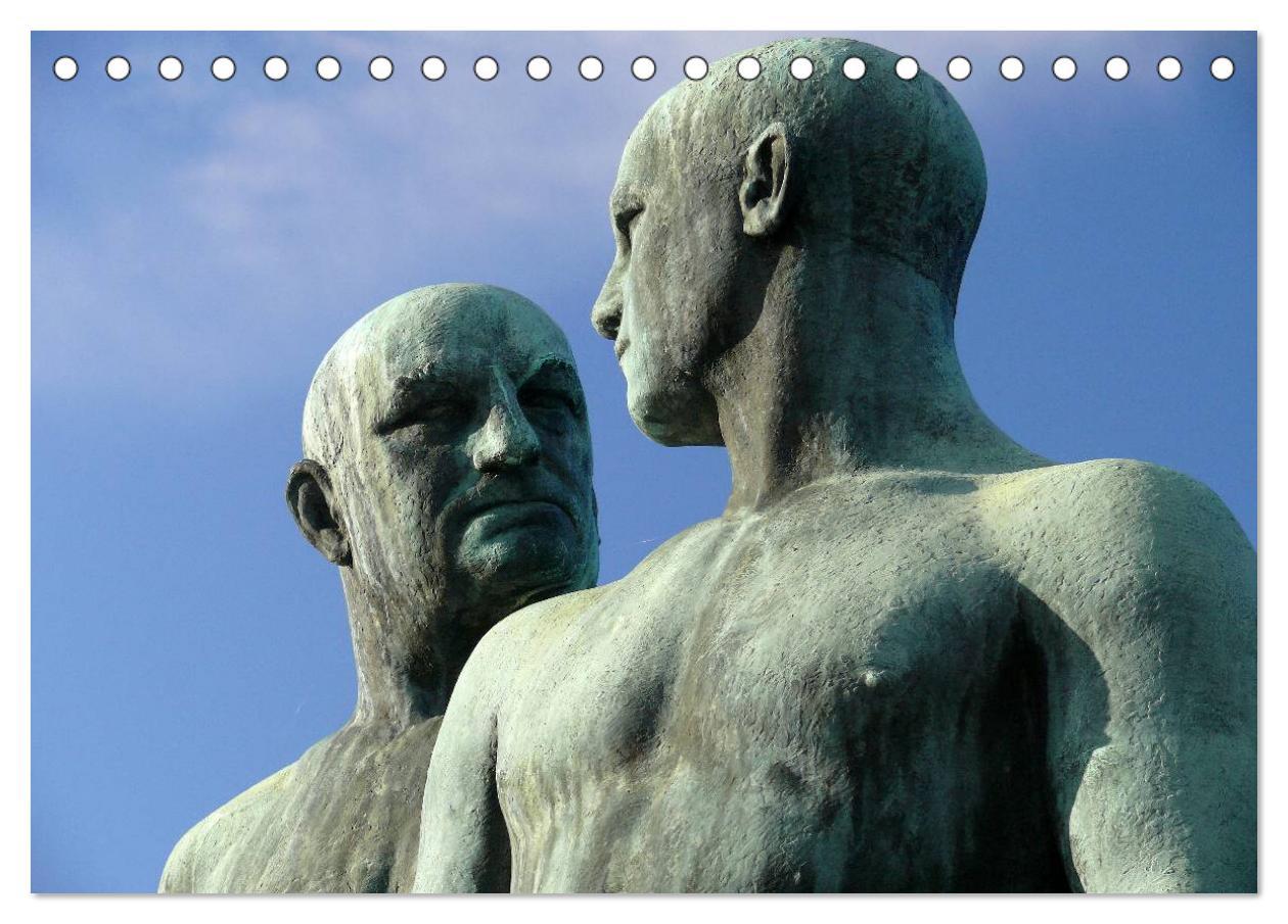 Bild: 9783435684861 | Vigeland Skulpturen Park Oslo (Tischkalender 2025 DIN A5 quer),...