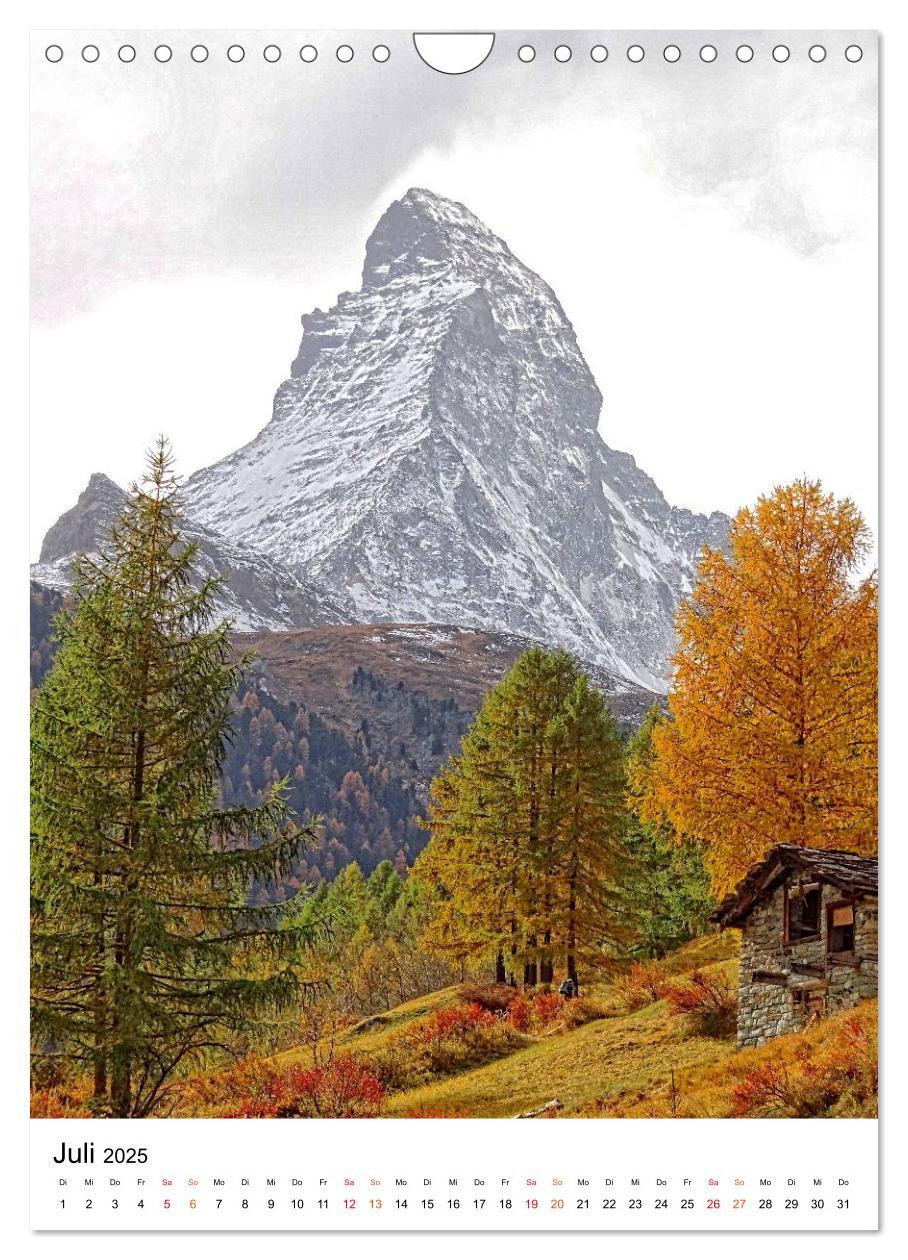 Bild: 9783457040720 | Horu Matterhorn im Hochformat (Wandkalender 2025 DIN A4 hoch),...