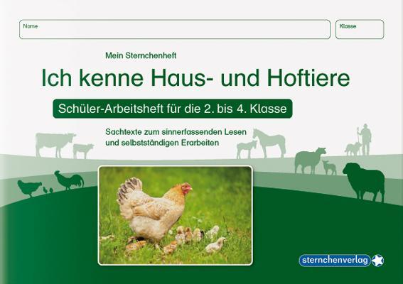 Cover: 9783939293187 | Ich kenne Haus- und Hoftiere - Schülerarbeitsheft für die 2. bis 4....