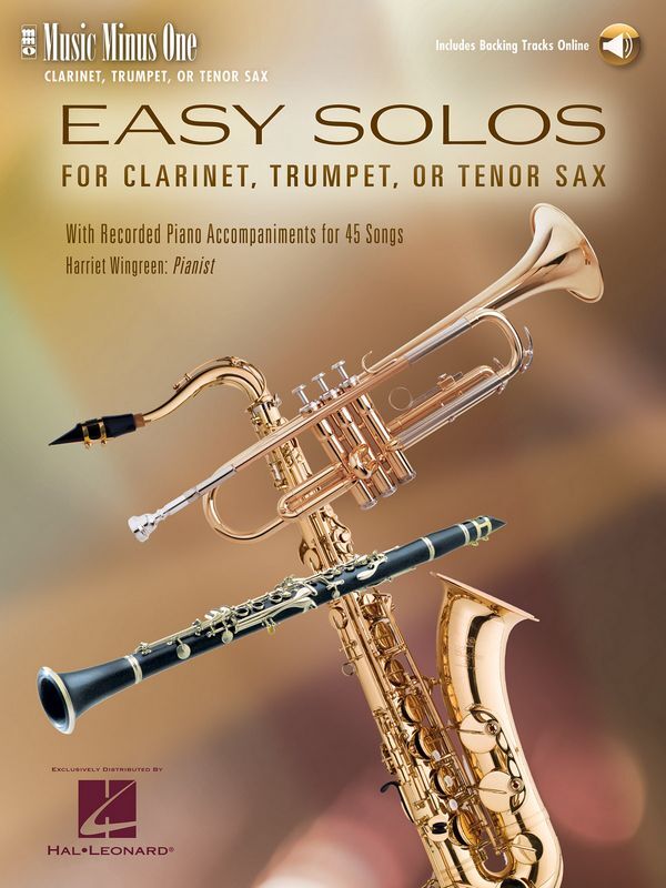 Cover: 9781596152380 | Easy Clarinet Solos, Vol. I - Student Level | Music Minus One | 2006