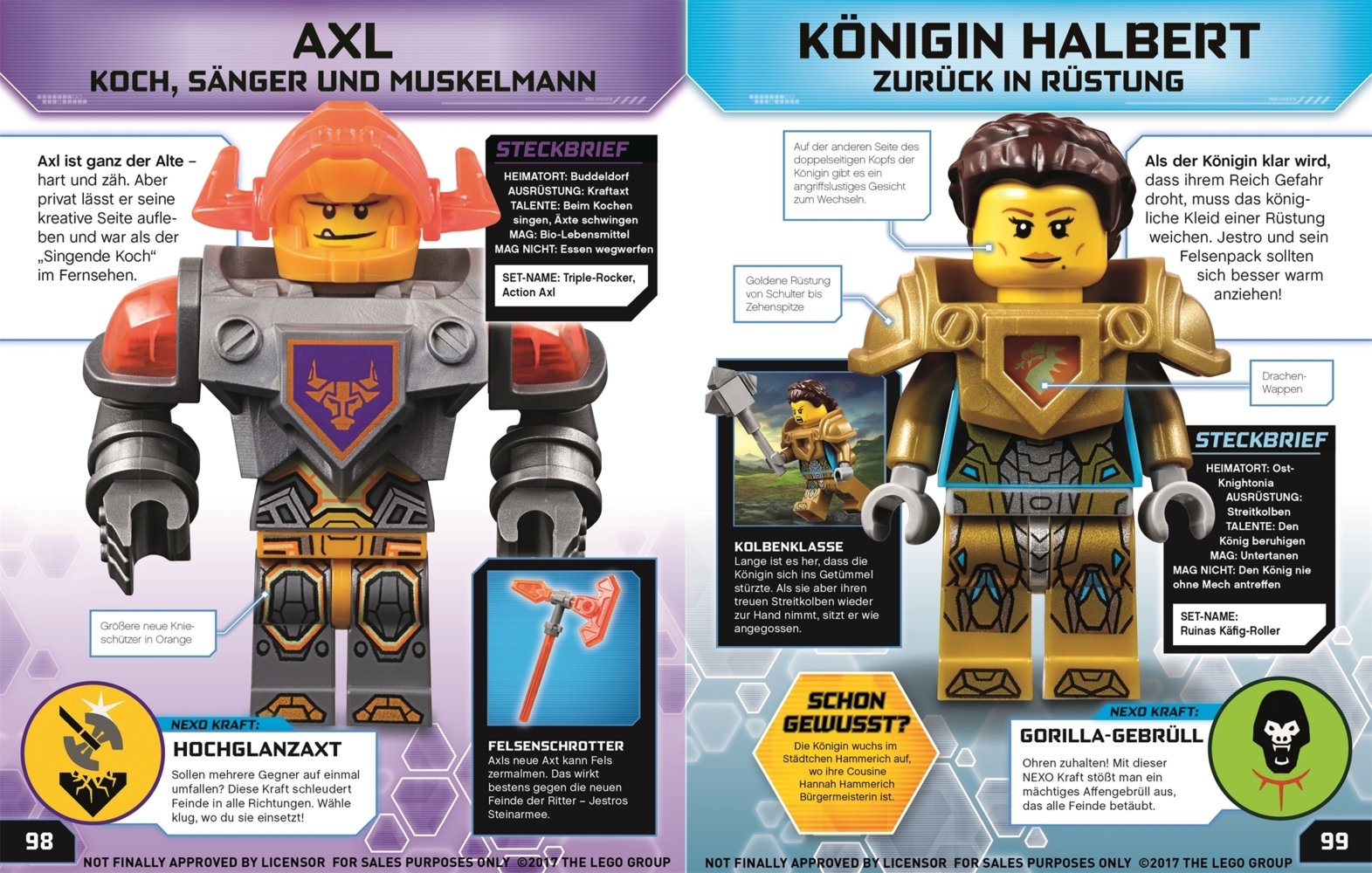 Bild: 9783831033157 | LEGO Nexo Knights Lexikon der Minifiguren | Mit exklusiver Minifigur