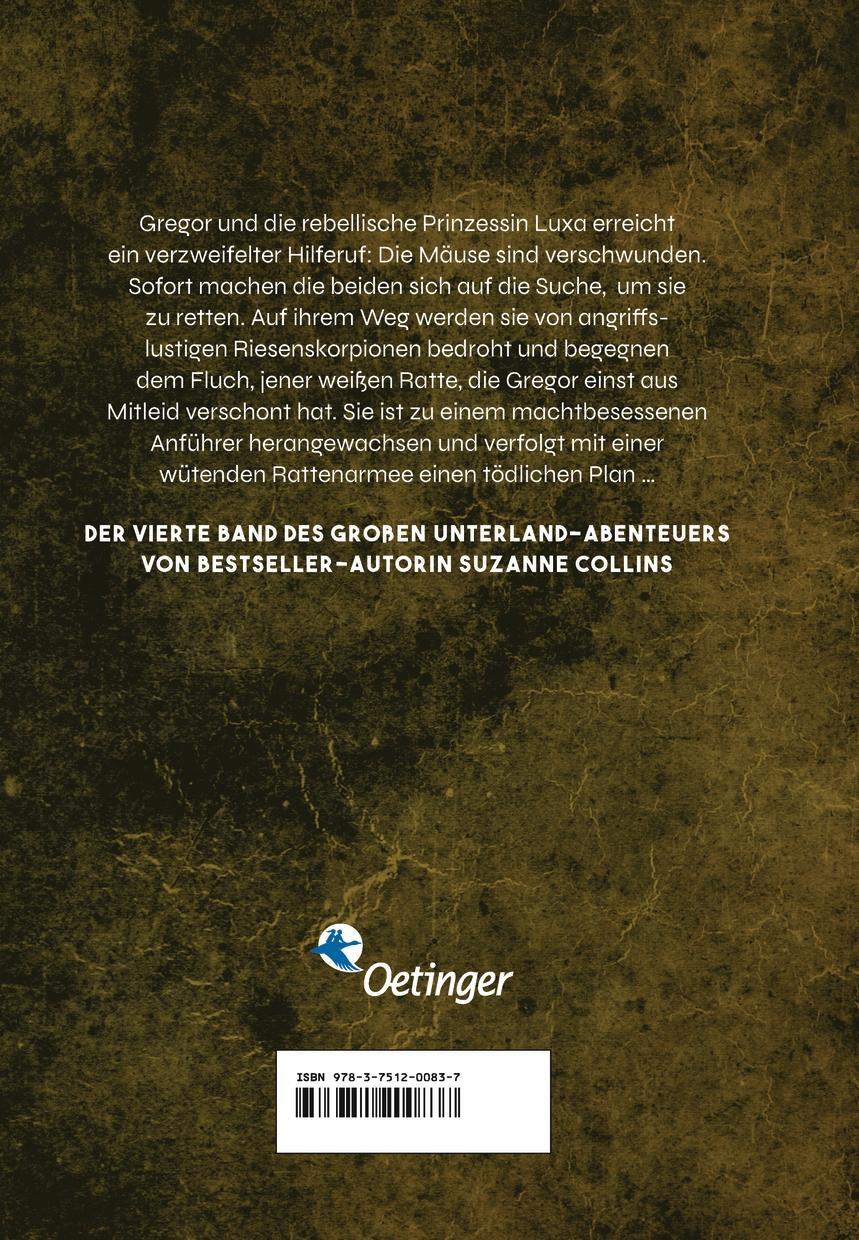 Rückseite: 9783751200837 | Gregor 4. Gregor und der Fluch des Unterlandes | Suzanne Collins