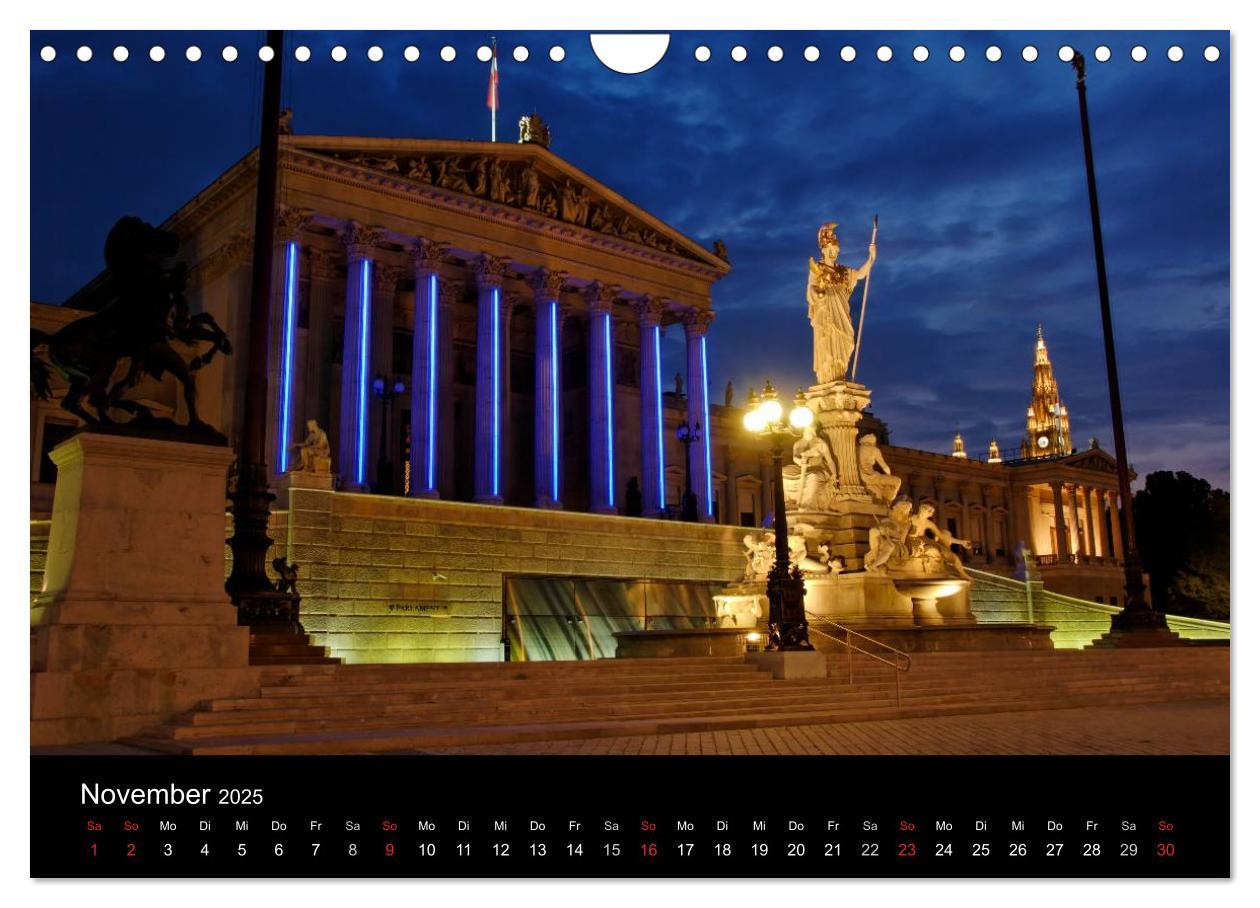 Bild: 9783435829620 | Wien (Wandkalender 2025 DIN A4 quer), CALVENDO Monatskalender | Strutz