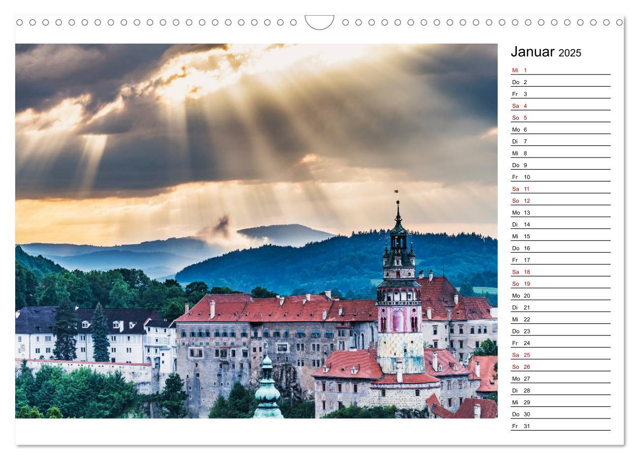 Bild: 9783435361526 | Ein Wochenende in Krumau (Wandkalender 2025 DIN A3 quer), CALVENDO...