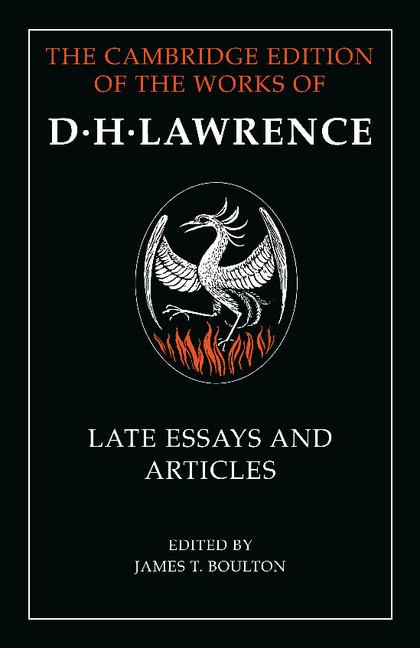 Cover: 9781107461833 | D. H. Lawrence | Late Essays and Articles | D. H. Lawrence | Buch