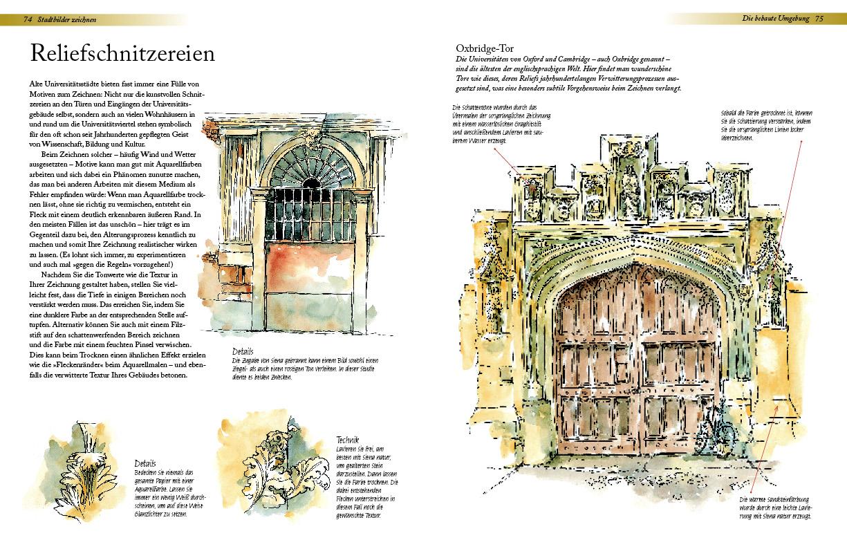 Bild: 9783830714606 | Stadtbilder zeichnen | Richard Taylor | Taschenbuch | 120 S. | Deutsch