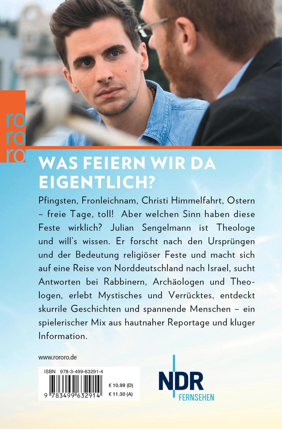 Rückseite: 9783499632914 | Feiertag! | Die Bedeutung unserer christlichen Feste | Sengelmann