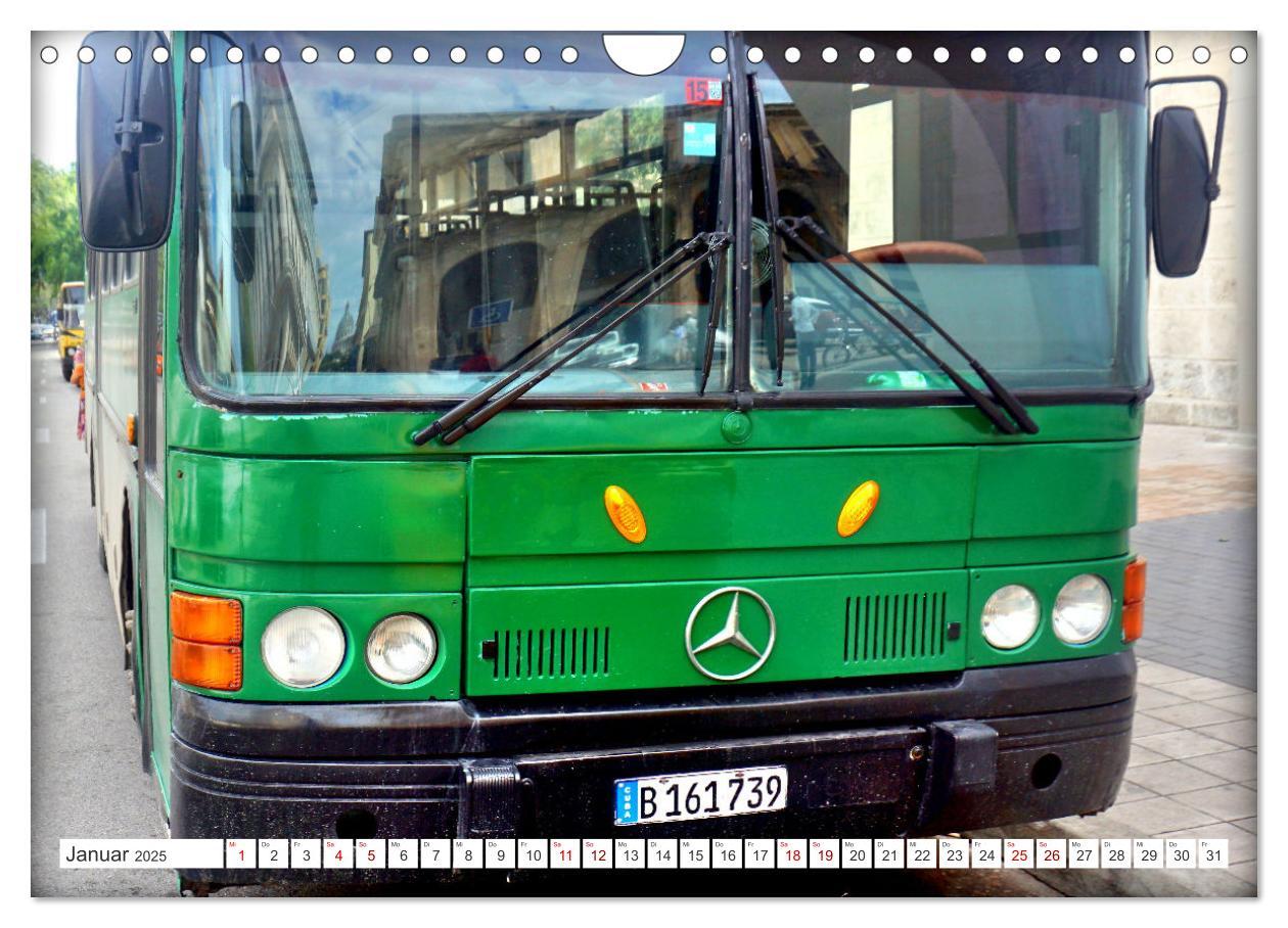 Bild: 9783457196946 | Omnibus-Welt - Autobusse in Kuba (Wandkalender 2025 DIN A4 quer),...