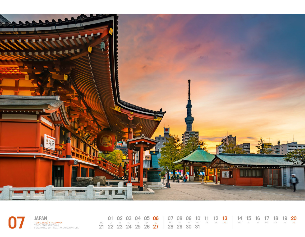 Bild: 9783838425405 | Japan - Unterwegs zwischen Tempeln und Schreinen Kalender 2025 | 14 S.