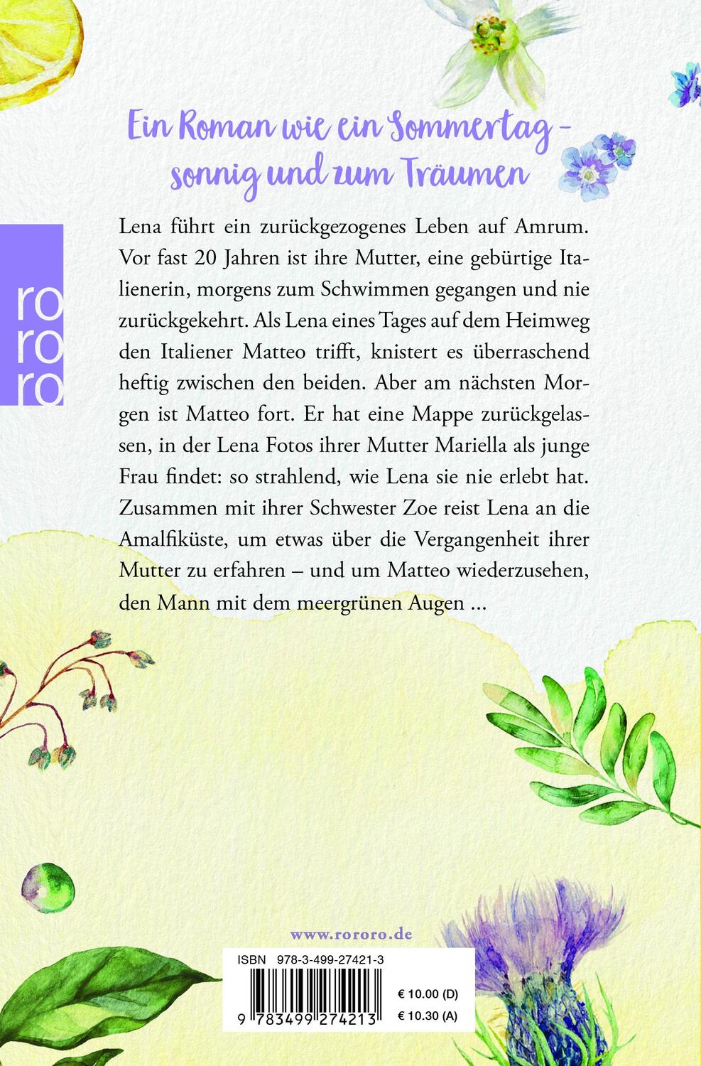 Rückseite: 9783499274213 | Zwischen dir und mir das Meer | Roman | Katharina Herzog | Taschenbuch