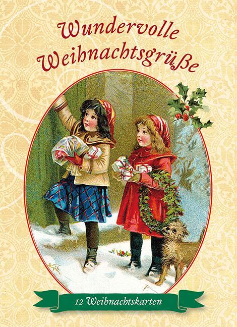 Cover: 9783780616302 | Wundervolle Weihnachtsgrüße | 12 Weihnachtskarten | Kaufmann Verlag