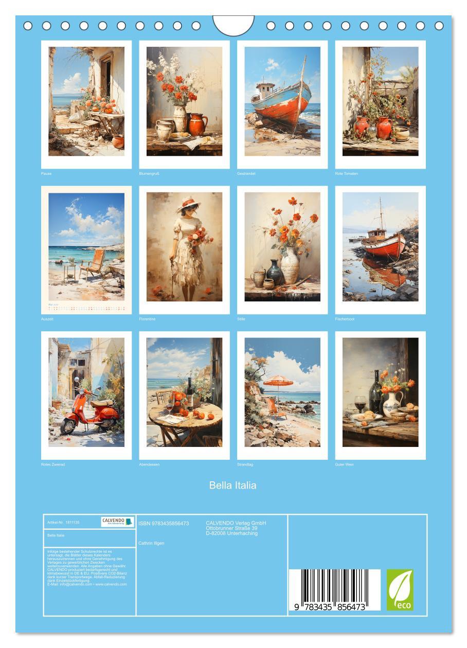 Bild: 9783435856473 | Bella Italia (Wandkalender 2025 DIN A4 hoch), CALVENDO Monatskalender