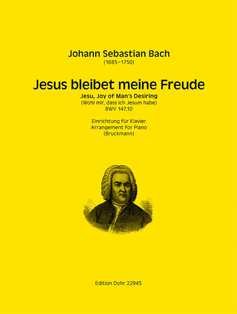 Cover: 9790202009451 | Jesu, Joy of Man's Desiring | Well for me that I have Jesus | Bach