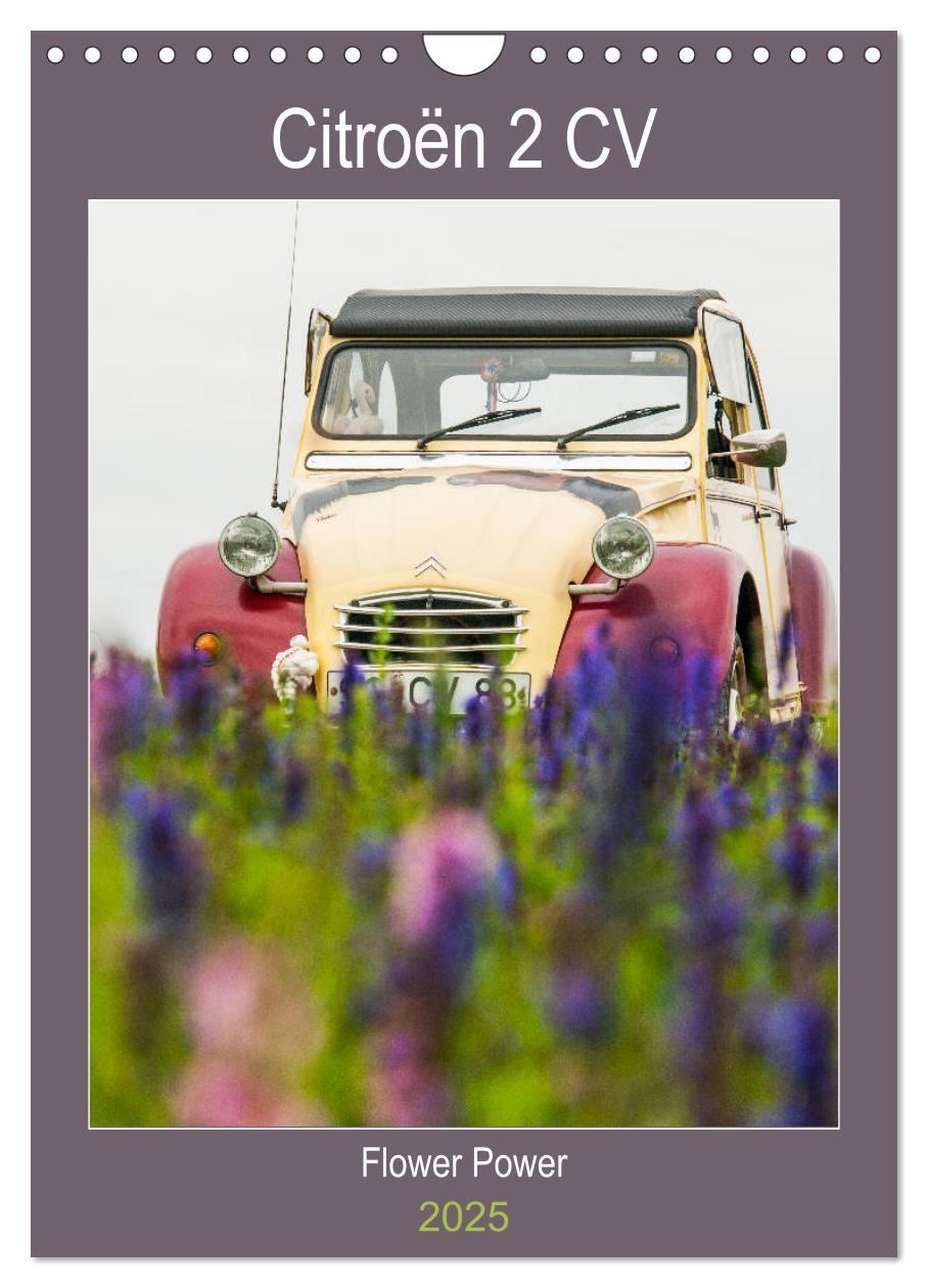 Cover: 9783435955664 | Citroën 2 CV ¿ Flower Power (Wandkalender 2025 DIN A4 hoch),...