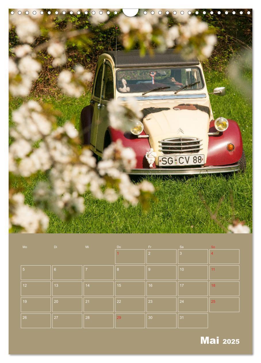 Bild: 9783435955312 | Citroën 2 CV ¿ Flower Power (Wandkalender 2025 DIN A3 hoch),...