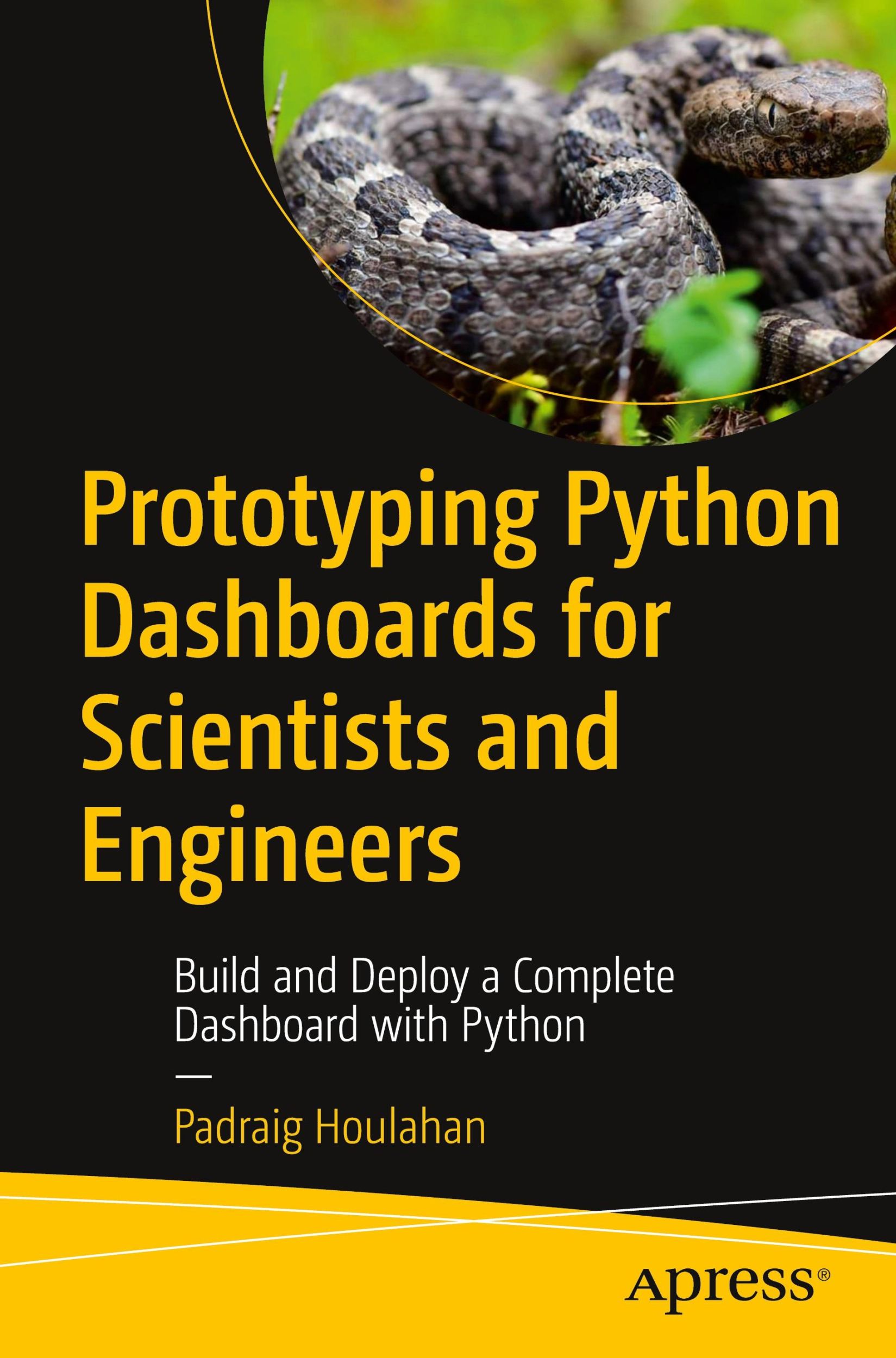 Cover: 9798868802201 | Prototyping Python Dashboards for Scientists and Engineers | Houlahan