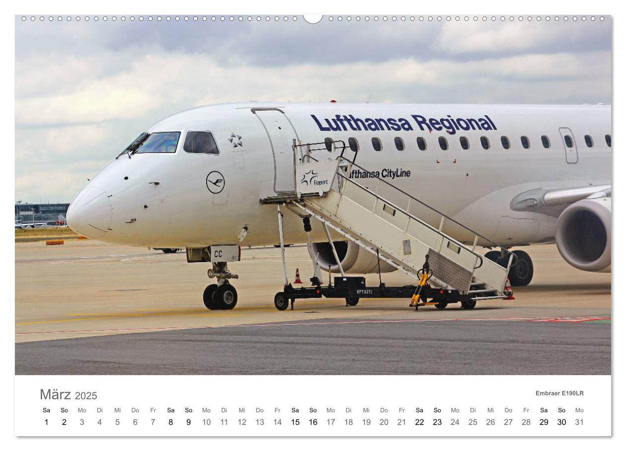 Bild: 9783435130054 | Große und kleine Flieger am Flughafen (Wandkalender 2025 DIN A2...