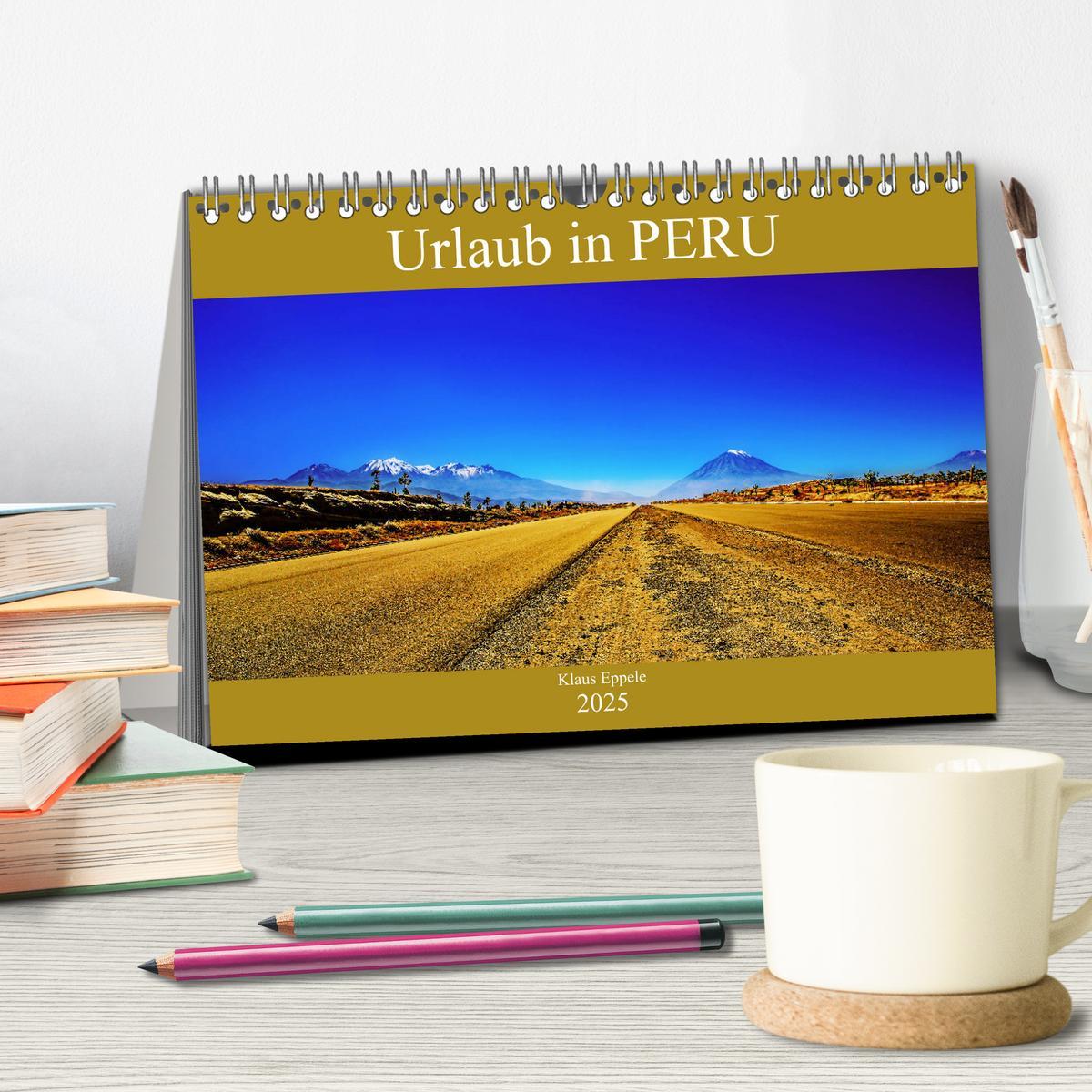 Bild: 9783435363438 | Urlaub in Peru (Tischkalender 2025 DIN A5 quer), CALVENDO...