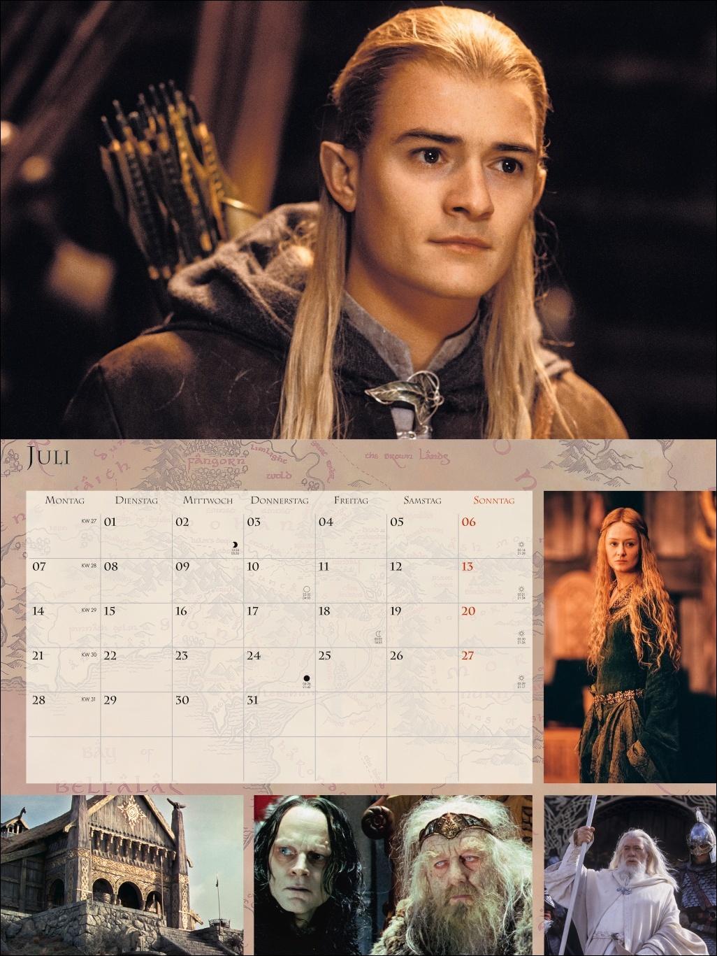 Bild: 9783756404988 | Der Herr der Ringe Broschur XL Kalender 2025 | Heye | Kalender | 28 S.