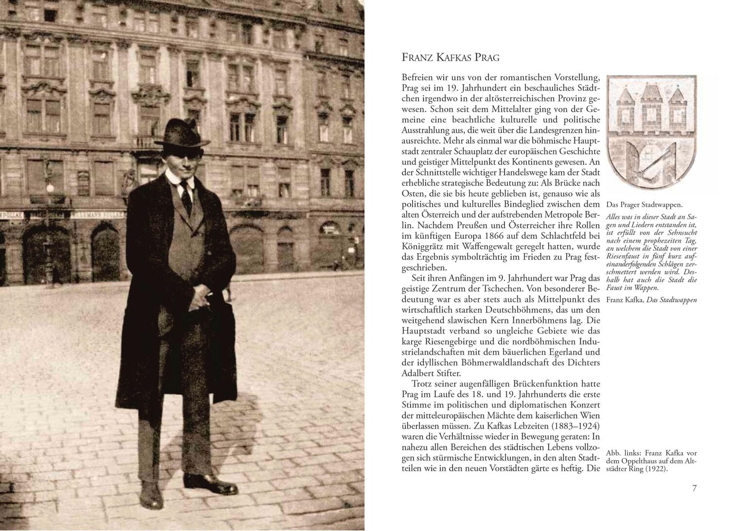 Bild: 9783899197648 | Franz Kafka | Ein Leben in Prag | Harald Salfellner | Taschenbuch