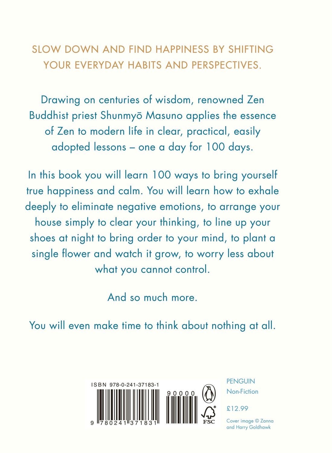 Rückseite: 9780241371831 | Zen: The Art of Simple Living | Shunmyo Masuno | Buch | Gebunden