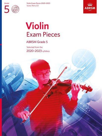 Cover: 9781786012562 | Violin Exam Pieces 2020-2023, ABRSM Grade 5, Score, Part &amp; CD | Abrsm