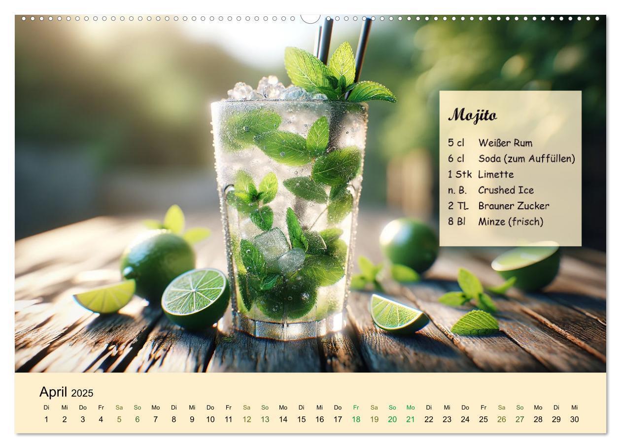 Bild: 9783383777660 | Cocktail-Klassiker (Wandkalender 2025 DIN A2 quer), CALVENDO...