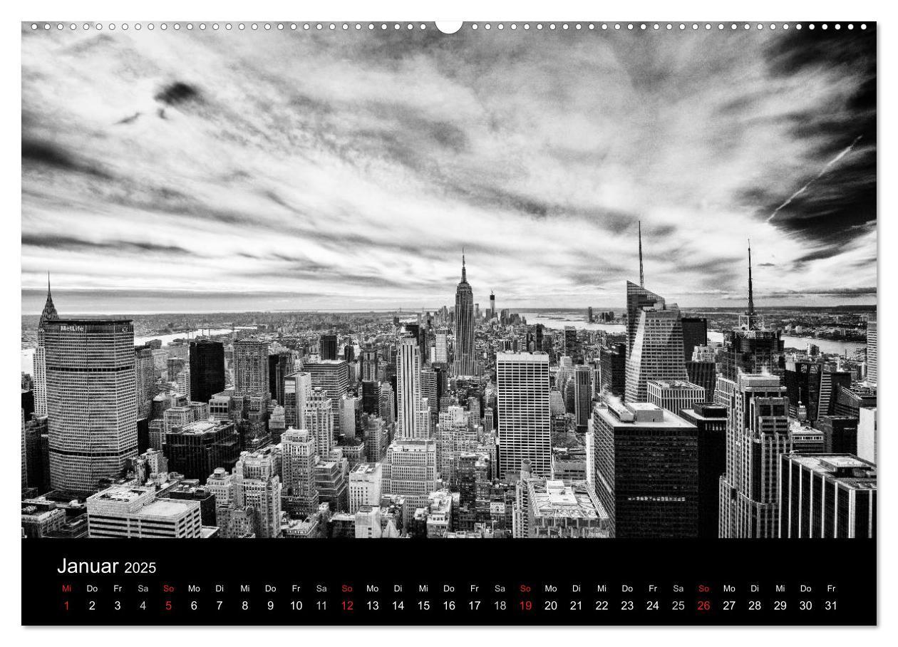 Bild: 9783435795154 | New York 2025 (Wandkalender 2025 DIN A2 quer), CALVENDO Monatskalender