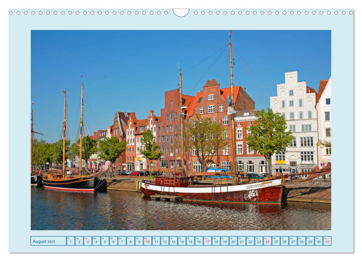 Bild: 9783435067022 | Lübeck Backsteingotik an der Trave (Wandkalender 2025 DIN A3 quer),...