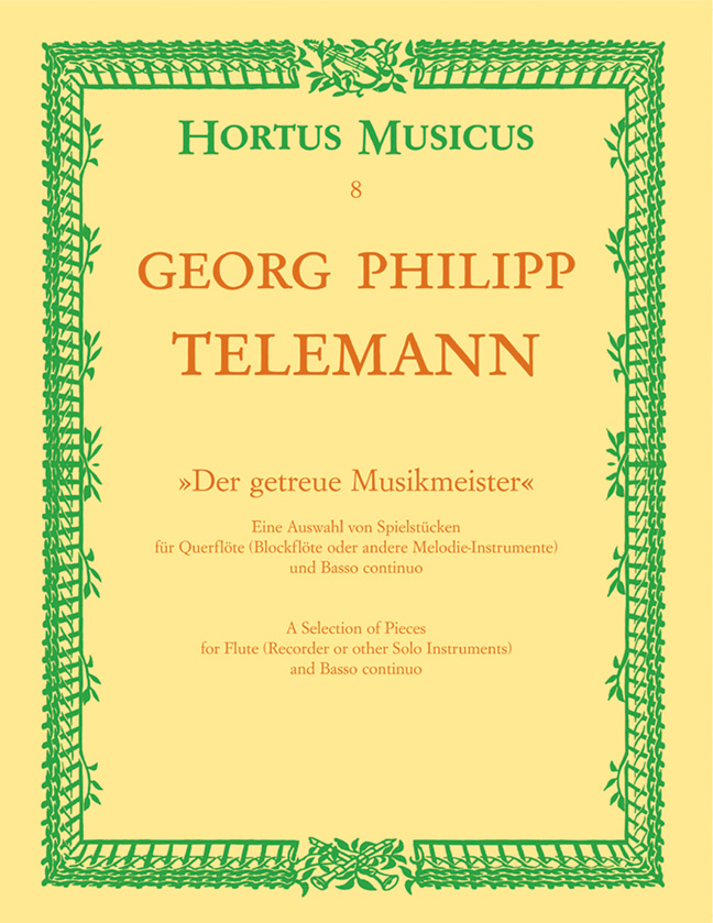 Cover: 9790006000098 | Getreue Musikmeister | Georg Philipp Telemann | Buch