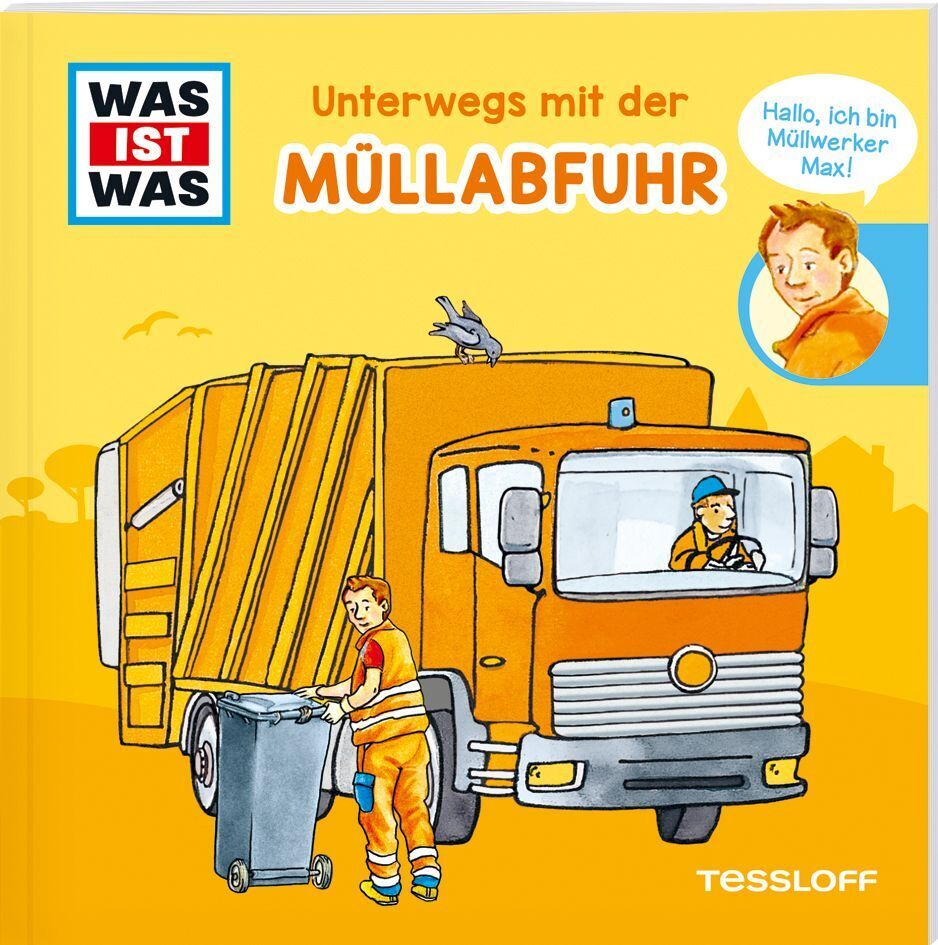 Bild: 4260588291047 | WAS IST WAS Dickie Toys Müllabfuhr. Set (Fahrzeug + Buch) | KG | Stück