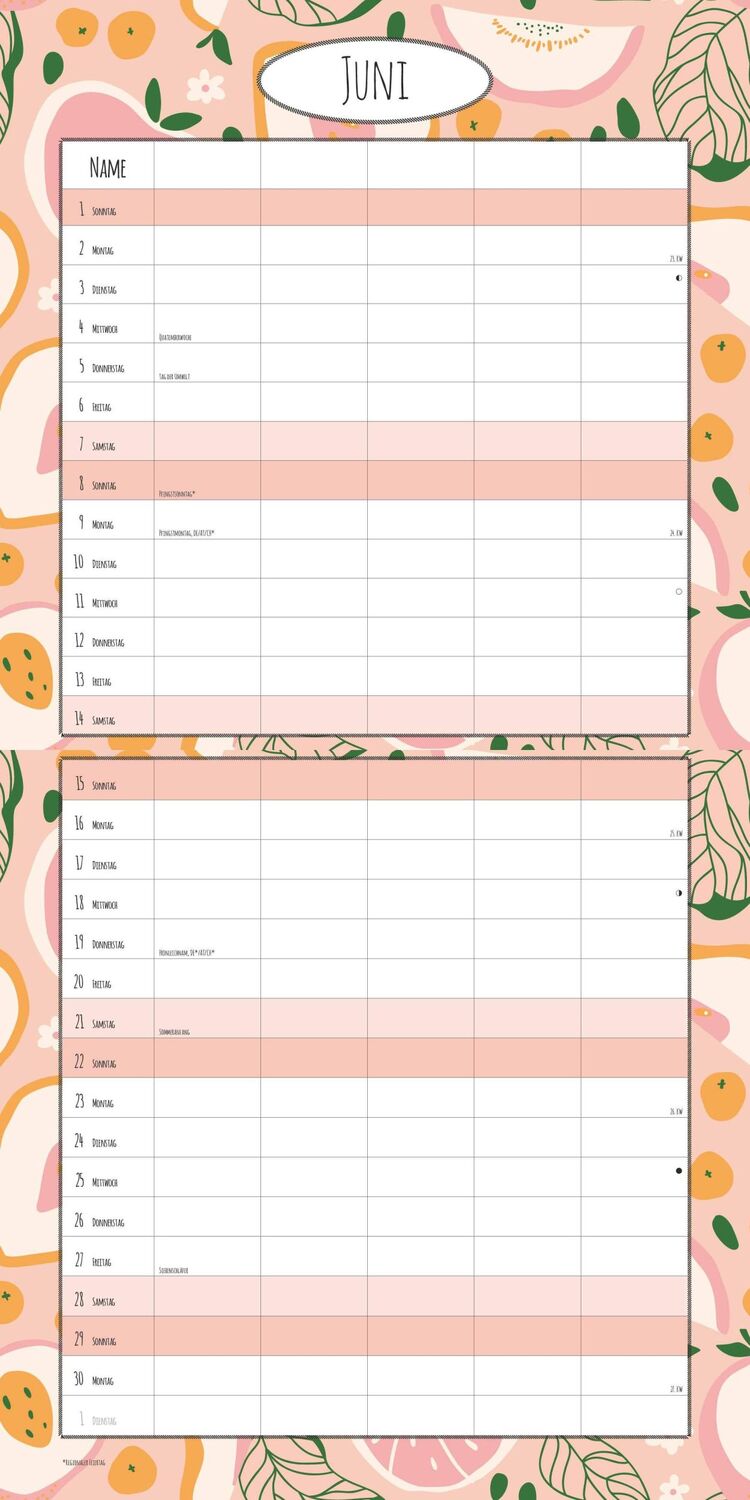 Bild: 4251732343125 | Familienplaner Deluxe 2025 - Broschürenkalender 30x30 cm (30x60...