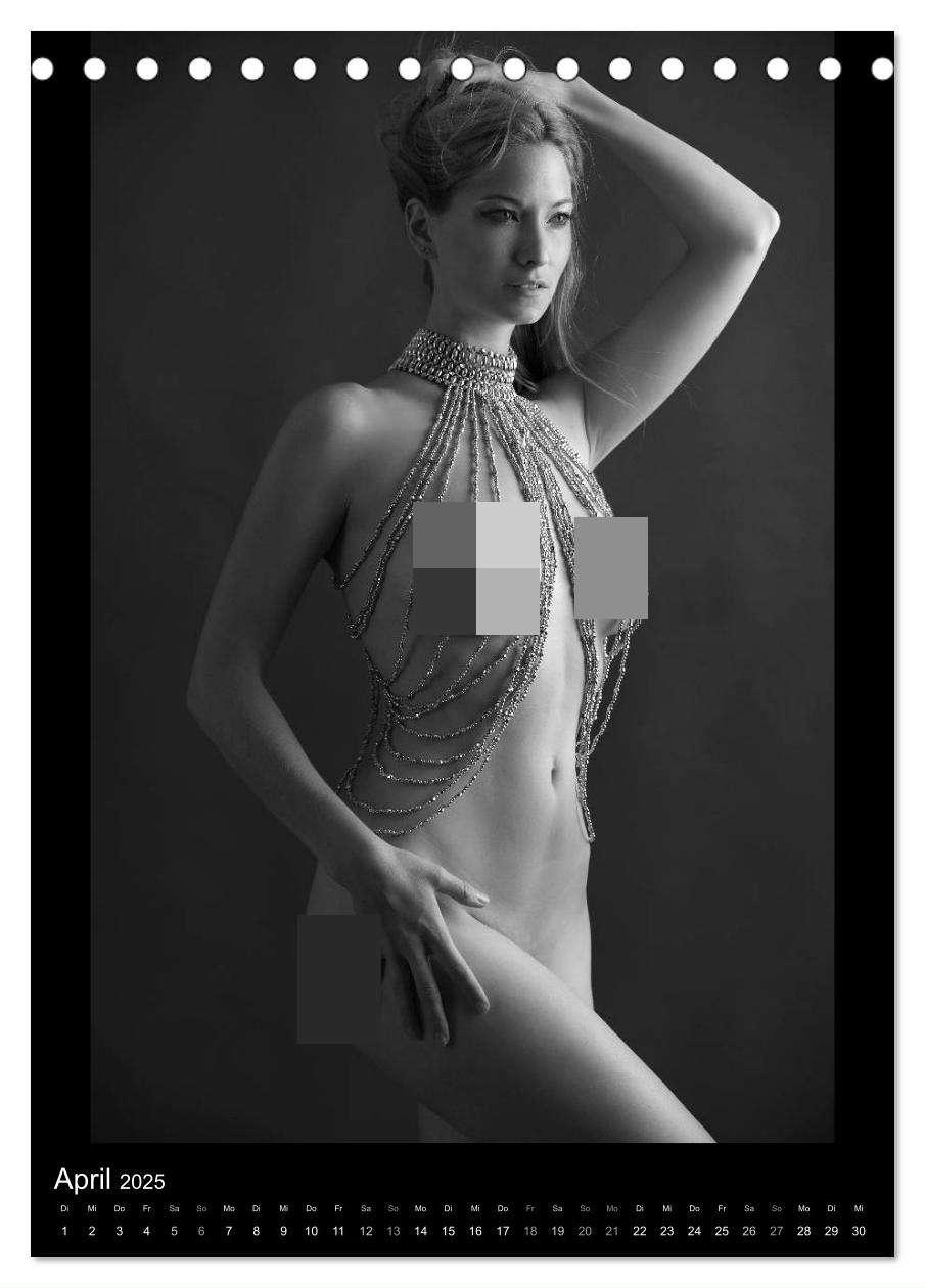 Bild: 9783457052211 | Adorned Nudes - Schmuck und Akt (Tischkalender 2025 DIN A5 hoch),...