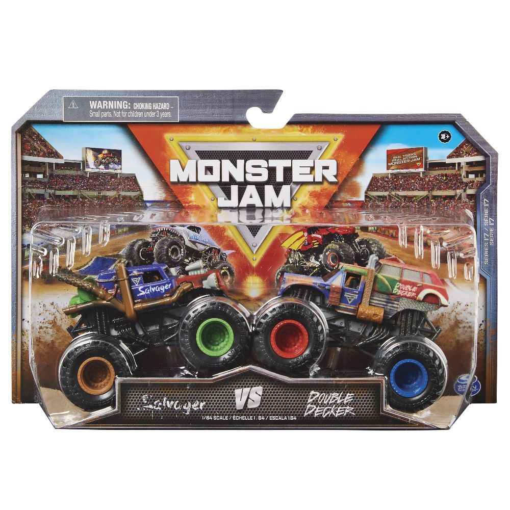 Bild: 778988380574 | MNJ Monster Jam 2-Pack 1:64 | In Kartonage | 38057 | 2022 | Hot Wheels