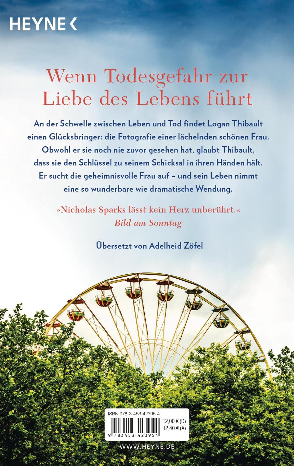 Bild: 9783453423954 | Für immer der Deine | Roman | Nicholas Sparks | Taschenbuch | 480 S.