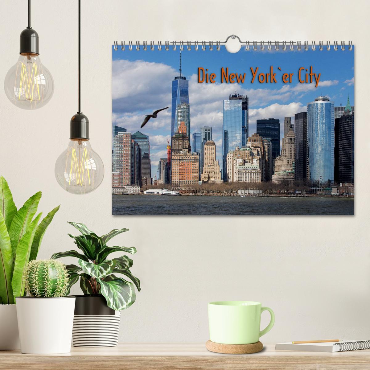 Bild: 9783435377725 | Die New Yorker City (Wandkalender 2025 DIN A4 quer), CALVENDO...