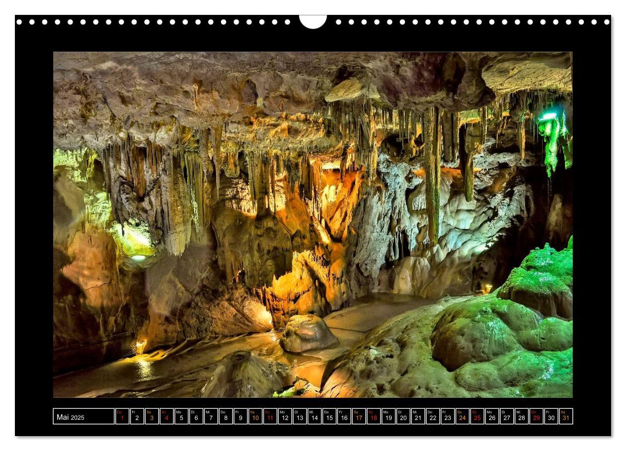 Bild: 9783435596485 | Höhlen, Stalaktiten und Stalagmiten (Wandkalender 2025 DIN A3...