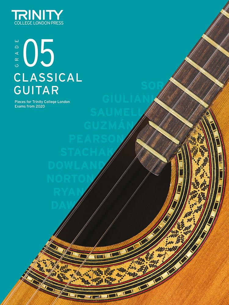 Cover: 9780857368355 | Trinity College London Classical Guitar Exam Pieces From 2020: Grade 5